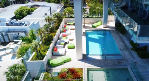 Glass South Beach Pool