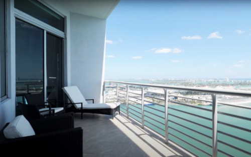 One Miami East Tower Balcony
