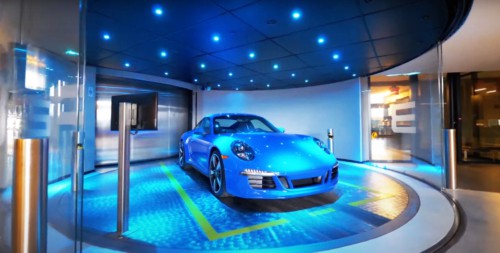 Porsche Design Tower Car Elevator