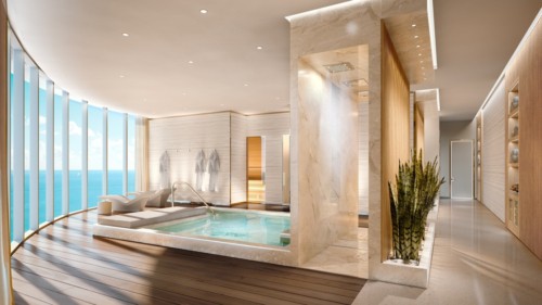 The Ritz Carlton Residences spa thermal suite